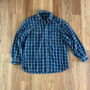 Guess Blue Checkered Shirt